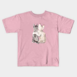 Tabby Cat Best Friends Kids T-Shirt